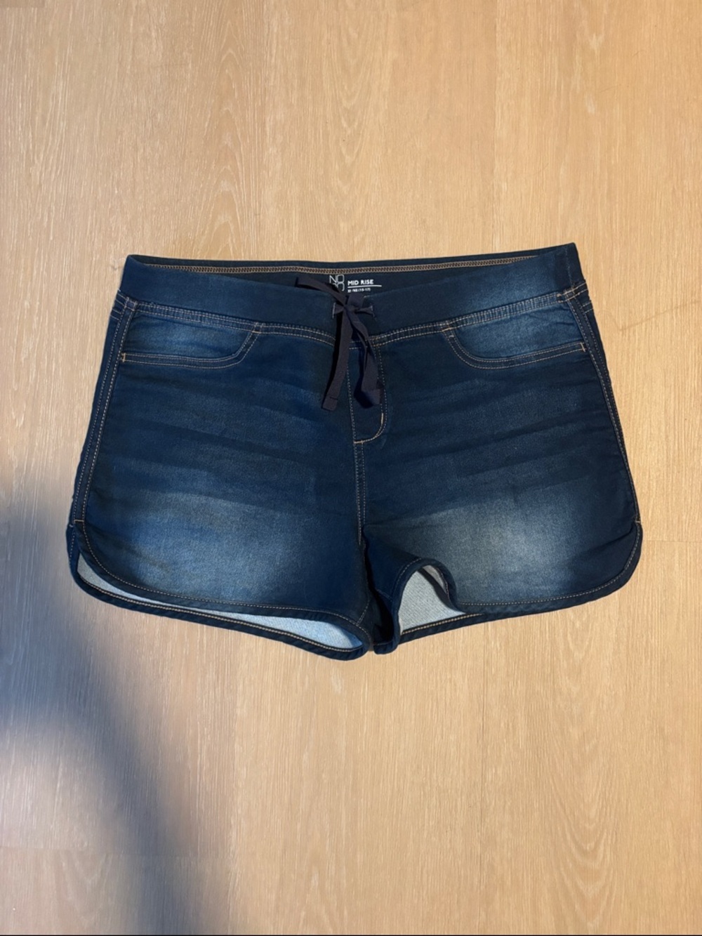 NOBO Dark Blue Denim Look Shorts size XL